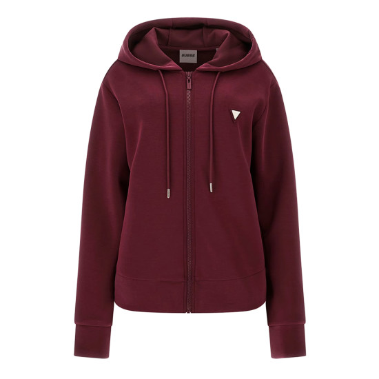 Guess Γυναικεία ζακέτα Olympe Full Zip Hoodie Sweatshirt